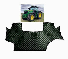 Noir avec fils verts tapis de