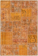 Patchwork Tapis persan noué à la main 130x88 cm - Orient, tapis, dos, vintage...