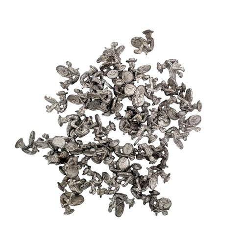 Vintage pewter gold panning - pewter,