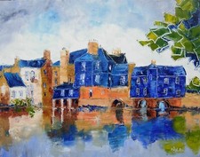 Grande toile de Nolac 50X40 cm