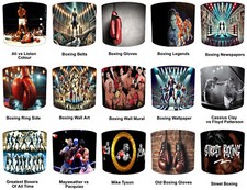 Abat-Jour De Lampe De Table En Boxe Fait Main