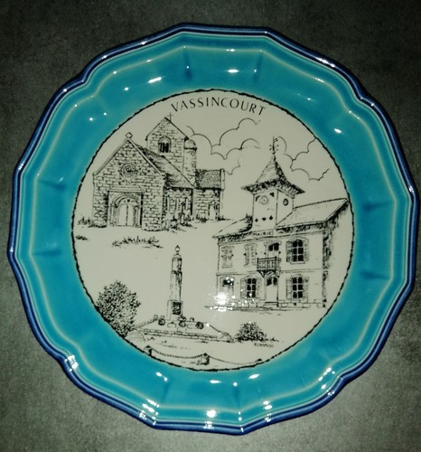 Assiette numerotee emaux - numerotee, de