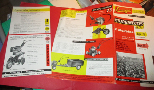 Ancien prospectus agricole - ancien,