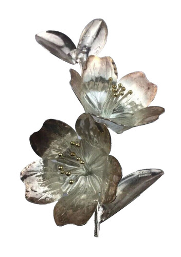 Fleurs argent 800 branches - argent,