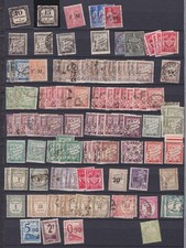 Ensemble de timbres-taxe +