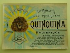 LOT DE 1 ETIQUETTE QUINQUINA