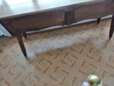 pétrin ancien d époque en chêne marron