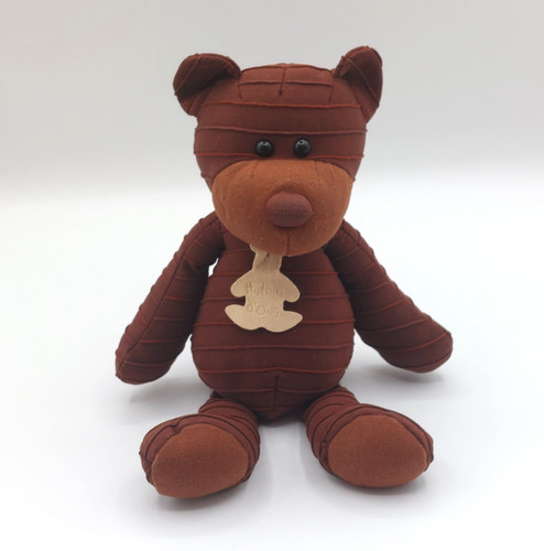 Doudou peluche ours marron - , en