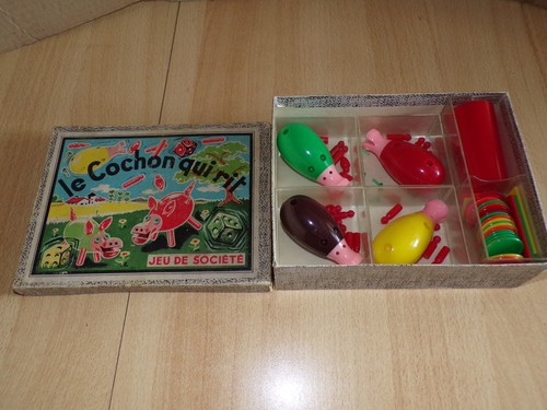 Ancien jeu cochon qui rit - ancien,