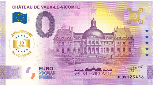 Billet souvenir 2025 france - billet,
