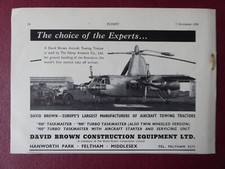 11/1958 PUB TRACTEUR DAVID