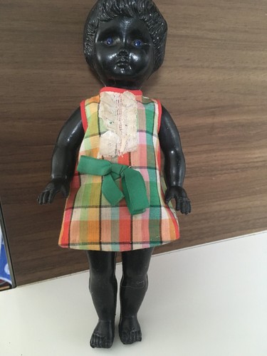 Poupée noire vintage - poupée,
