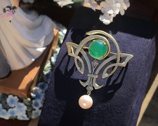 Collier Pendentif &Broche