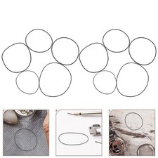  Lot de 10 joints d'étanchéité pour montres - Rondelles toriques en