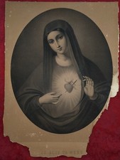 Gravure religieuse XIX s:Très