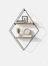 Étagère Mural Rhombus Métal