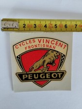 Chromo transfert Peugeot à