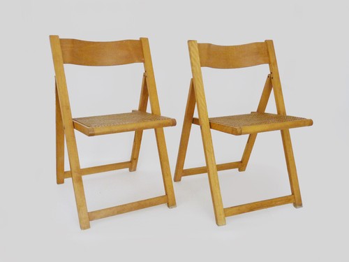 Paire chaises pliantes - paire, de