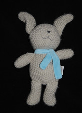 🐰Peluche doudou lapin gris