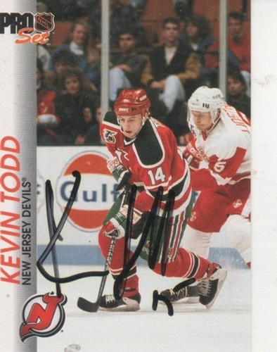Kevin todd signed 1992 proset - 1992,