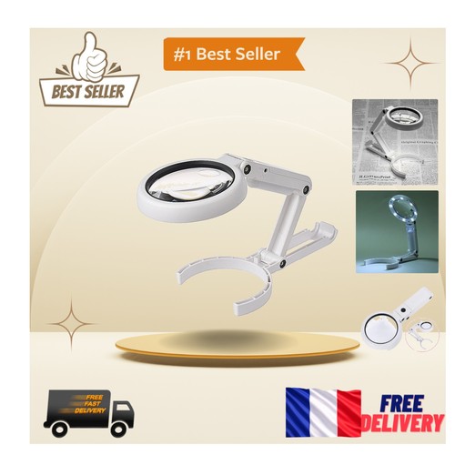 Lampe lecture pliable loupe - de,