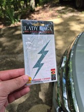 Lady Gaga Lightning Bolt Face