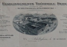 Facture 1933 STRASBOURG