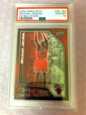 PSA 10 Michael Jordan 2009 UPPER DECK 3D NBA STARS RC #3D-MJ GEM MINT