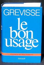 Grévisse Le bon usage 11e édition 1980 NM