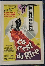 Affiche Originale Cabaret