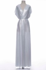 Robe argentée Swarovski