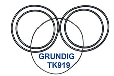 COURROIES SET GRUNDIG TK919