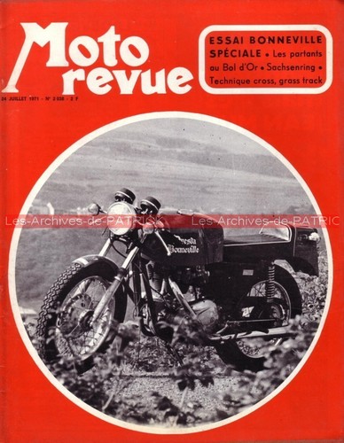 Moto revue 2038 triumph 650 - moto,