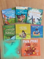 LOT 7 LIVRES ? PETIT OURS BRUN BÉBÉ TRÉSOR JUNGLE MONT SAINT MICHEL CLARINETTE