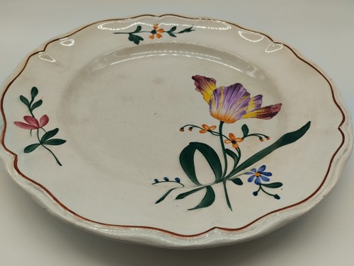 Assiette vintage faïence - assiette,