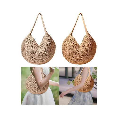 Sac plage rond paille - plage,