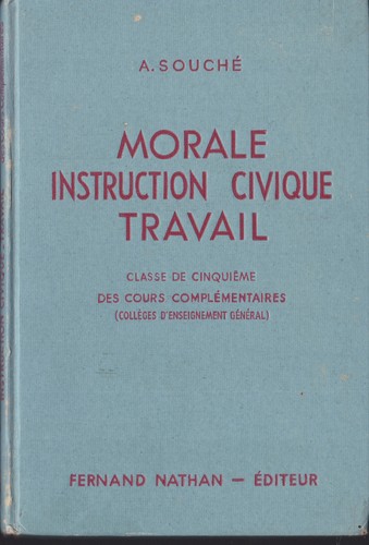 Morale instruction civique - instruction,