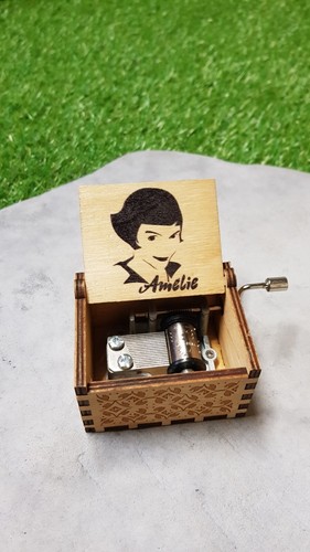 Boîte musique bois - boîte,