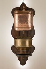 CUIVRE 18e À QUEUE D'ARONDE FONTAINE EN CUIVRE ANCIENNE DINANDERIE