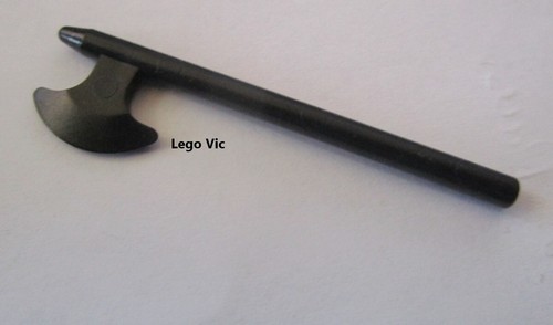 Lego 3848 weapon axe black - axe,