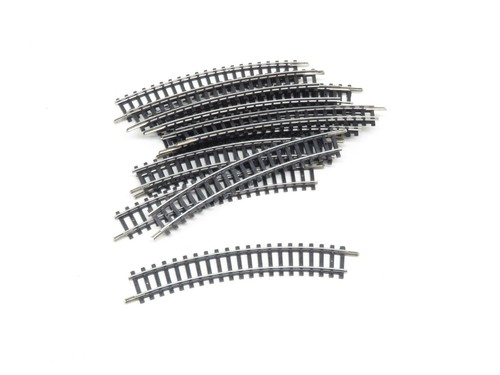 Minitrix lot rails courbe - rails,
