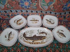 Service Poissons Porcelaine