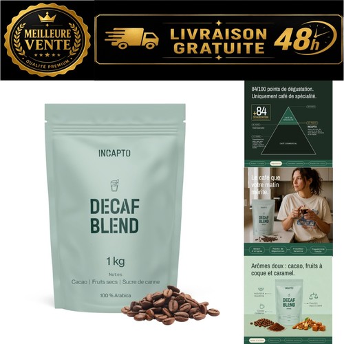 Café grains décaféiné - grains,