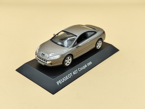 Peugeot 407 coupé gris - 1/43,
