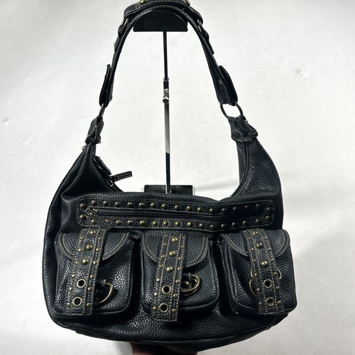 Y2k studded shoulder bag - y2k,