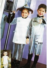 T19 PATRON POUPEE EMILIE  MODES & TRAVAUX" DEGUISEMENT FUTURISTE FEVRIER 2002