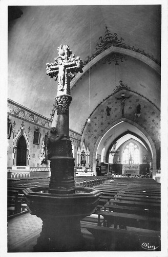 Cpa cluses eglise benitier - cpa,