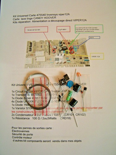 Kit reparation carte - , 475540