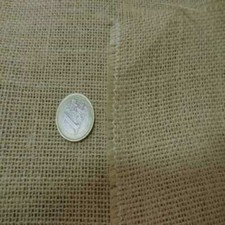 Tissu toile de jute ton