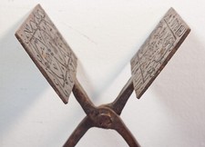 Fer forgé à gaufres - moule gaufrier - gaufrettes bricelets - 1710